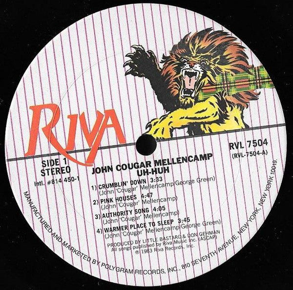 Uh-Huh - Mellencamp, John Cougar