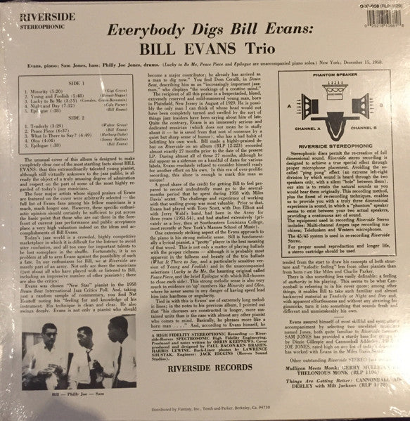 Everybody Digs Bill Evans - Evans, Bill