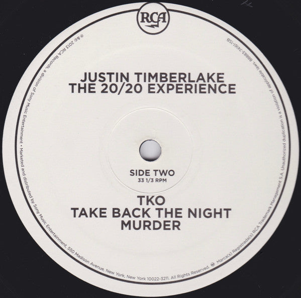 20/20 Experience #2 (Dli) - Timberlake, Justin