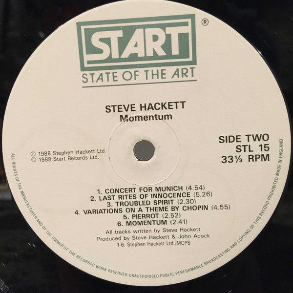 Momentum - Hackett, Steve