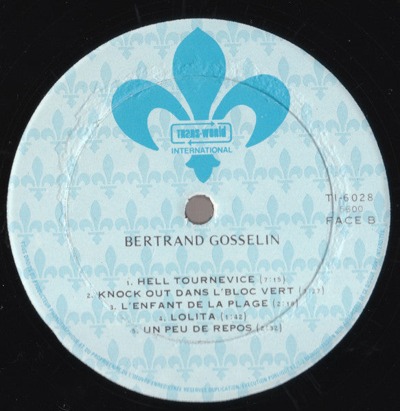 Bertrand Gosselin - Gosselin, Bertrand
