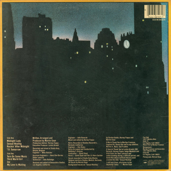 Midnight Love - Gaye, Marvin