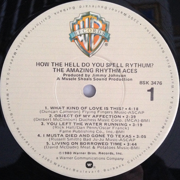 How The Hell Do You Spell Rythum - Amazing Rhythm Aces, The