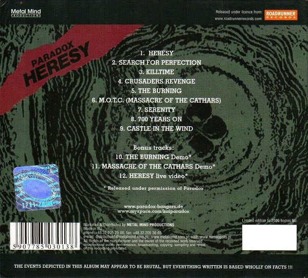 Heresy - Paradox