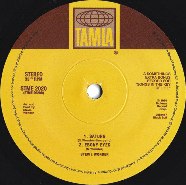 Songs In The Key Of Life - Wonder, Stevie