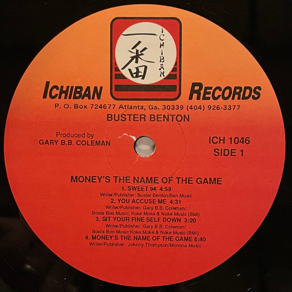 Money's The Name Of The Game - Benton, Buster
