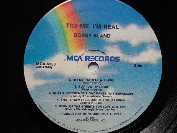 Try Me, I'm Real - Bland, Bobby