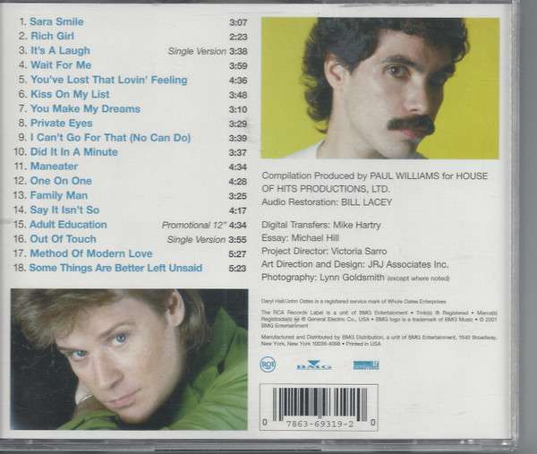 The Very Best Of Daryl Hall and John Oates - Daryl Hall & John Oates [CD]