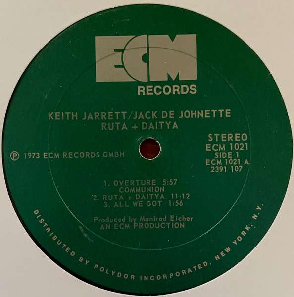 Ruta And Daitya - Keith Jarrett