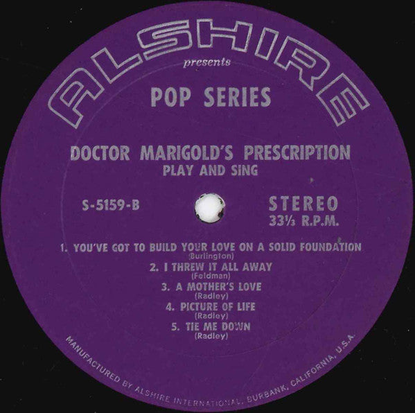 Play And Sing - Dr. Marigold's Prescription