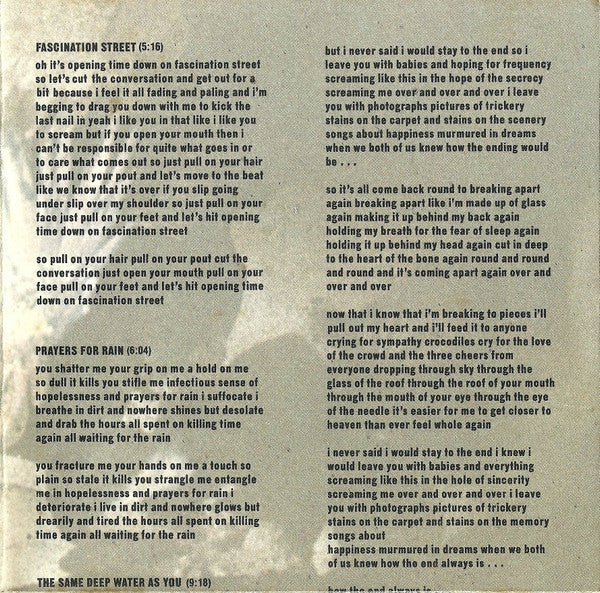 Disintegration - Cure, The