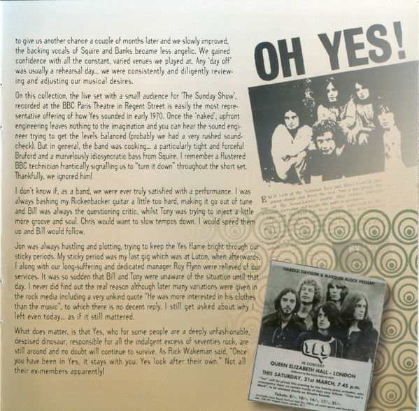 Beyond & Before: Bbc 1969 - 1970 - Yes
