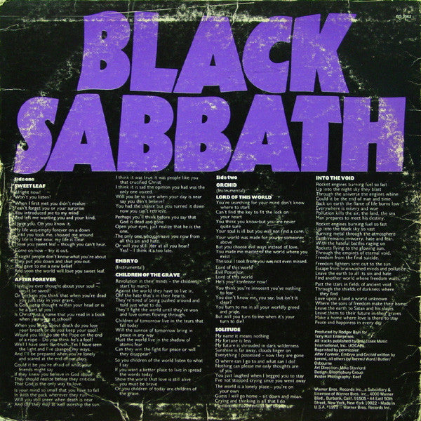 Master Of Reality - Black Sabbath