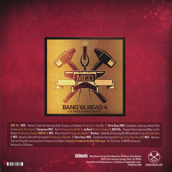 Bang Ya Head 4 (10 Year Anniversary) - M.E.D.