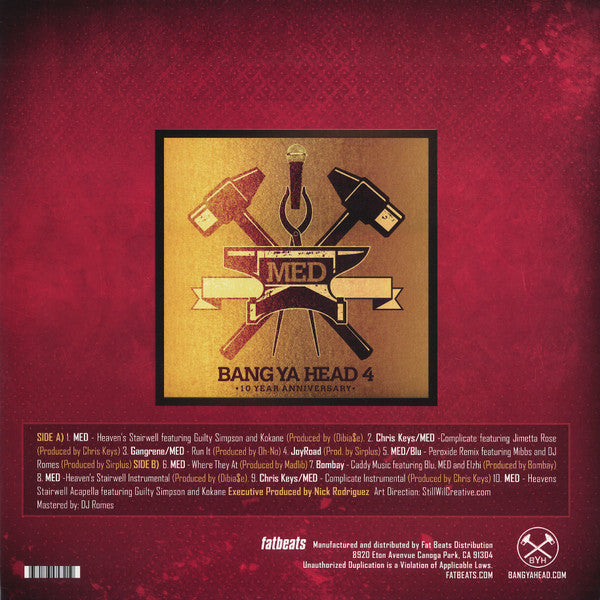 Bang Ya Head 4 (10 Year Anniversary) - M.E.D.