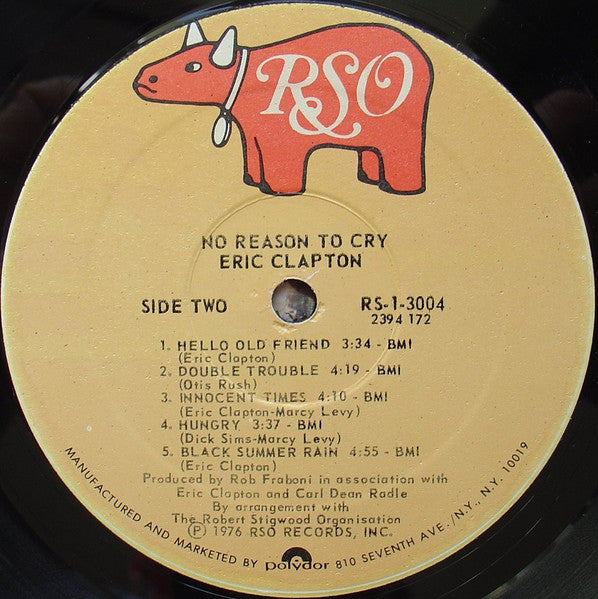 No Reason To Cry - Clapton, Eric