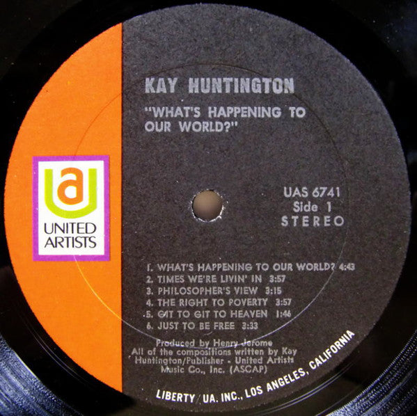 What's Happening To Our World? - Huntington, Kay