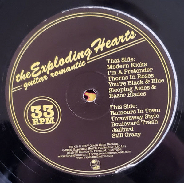 Guitar Romantic - Exploding Hearts, The