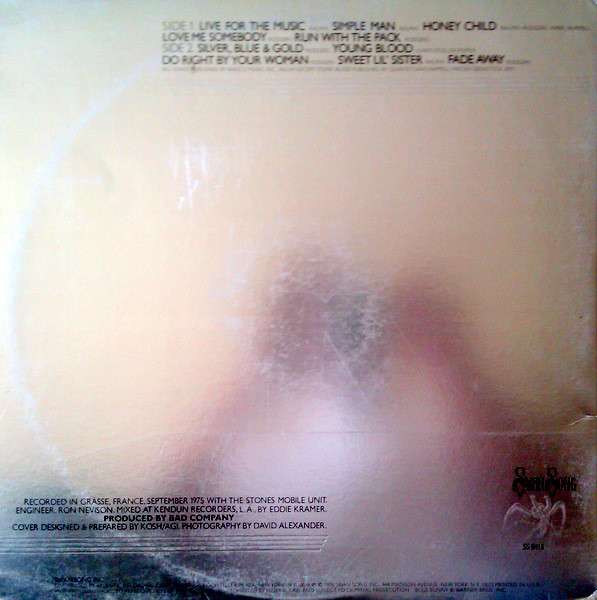 Run With The Pack - Bad Company