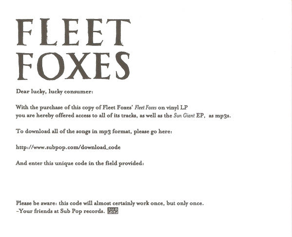 Fleet Foxes - Fleet Foxes