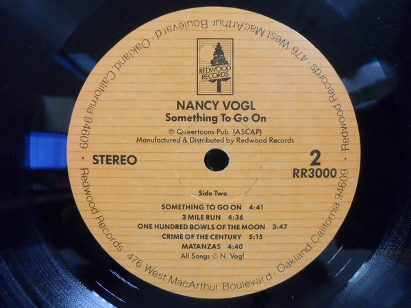 Something To Go On  - Vogl, Nancy