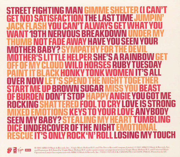 Forty Licks - Rolling Stones
