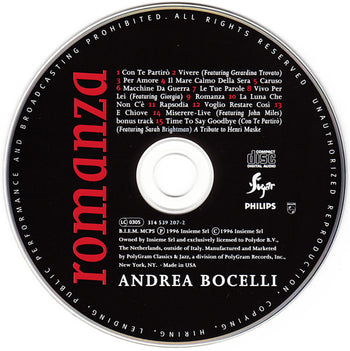 Romanza - Bocelli, Andrea