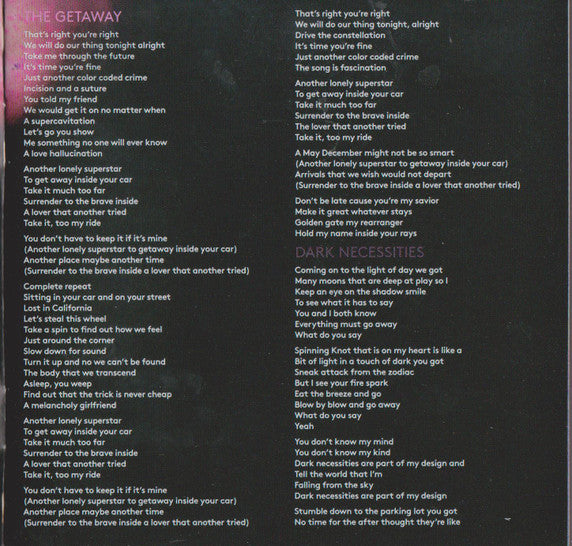 The Getaway - Red Hot Chili Peppers
