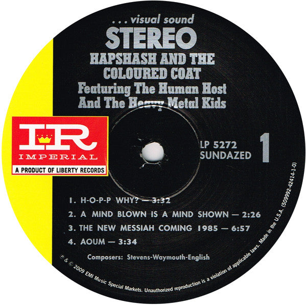 Featuring The Human Host And The Heavy Metal Kids - Hapshash & The Coloured Coat