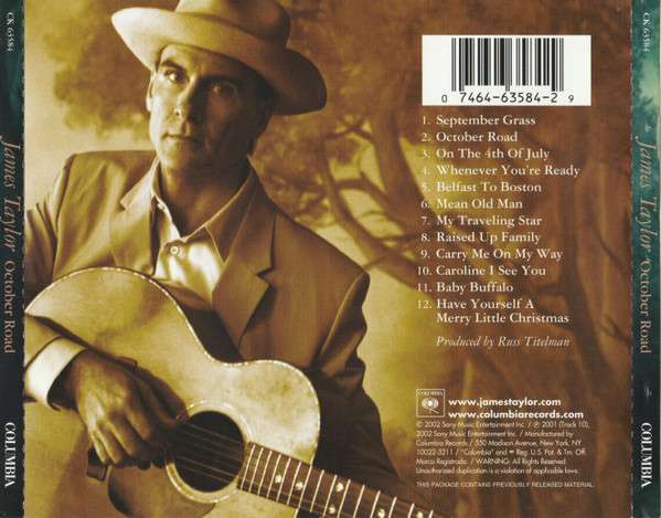 October Road - Taylor, James