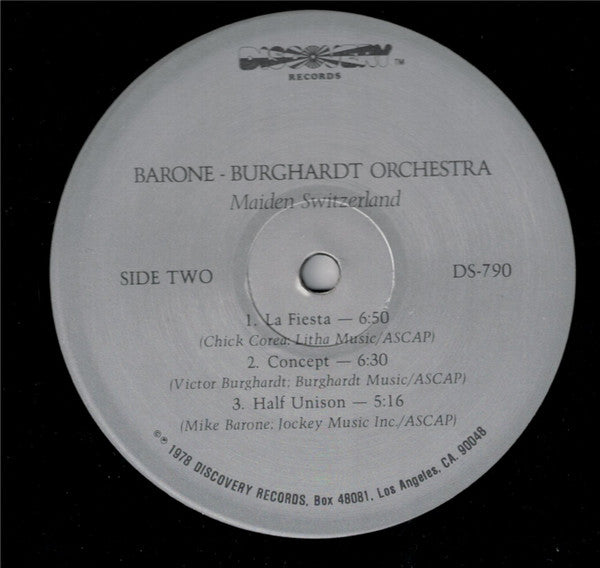 Maiden Switzerland - Barone - Burghardt Orchestra
