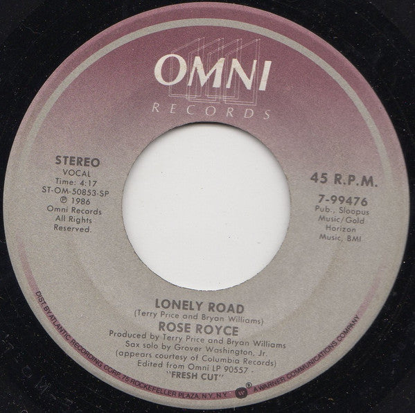 Lonely Road - Rose Royce