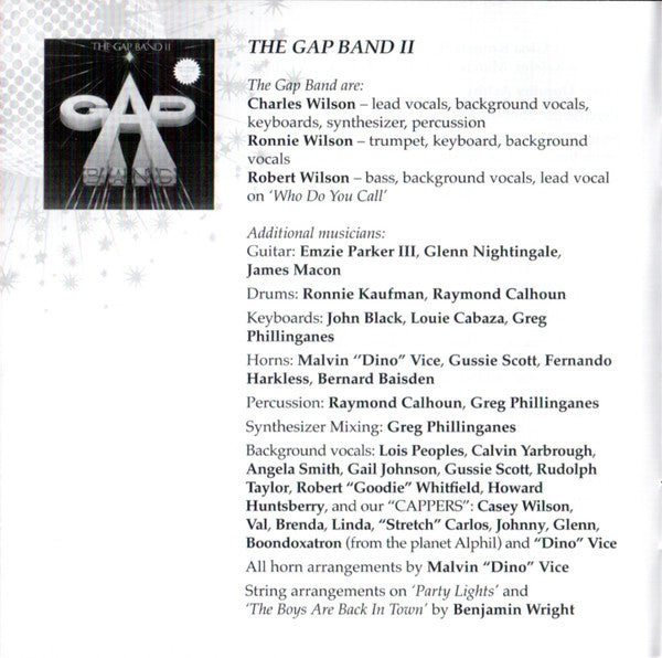 Gap Band I / Gap Band Ii / Gap Band Iii - Gap Band