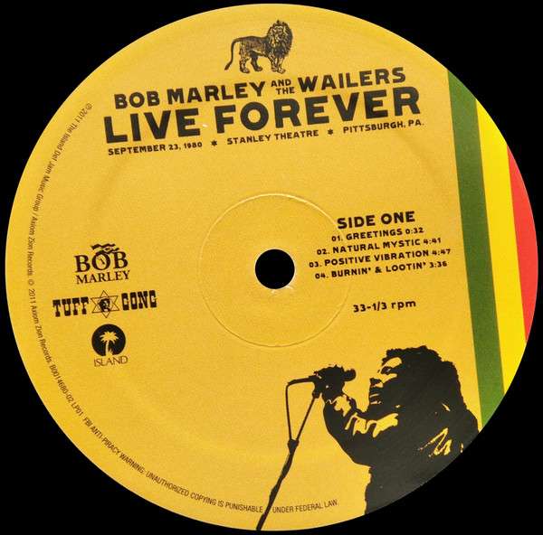 Live Forever (The Stanley Theatre, Pittsburgh, PA, - Marley, Bob & The Wailers