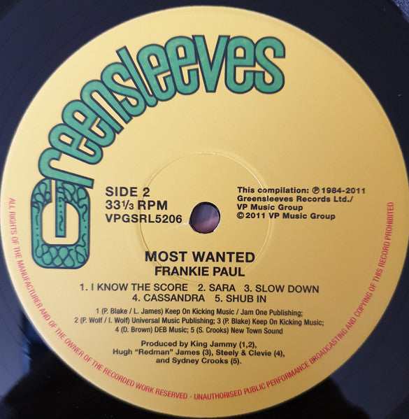 Most Wanted - Paul, Frankie