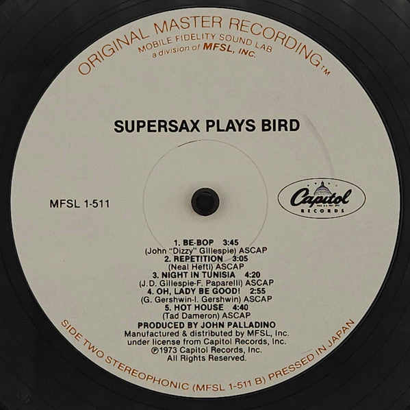 Supersax Plays Bird - Supersax