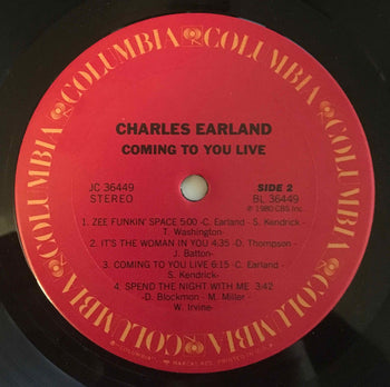 Coming To You Live - Earland, Charles