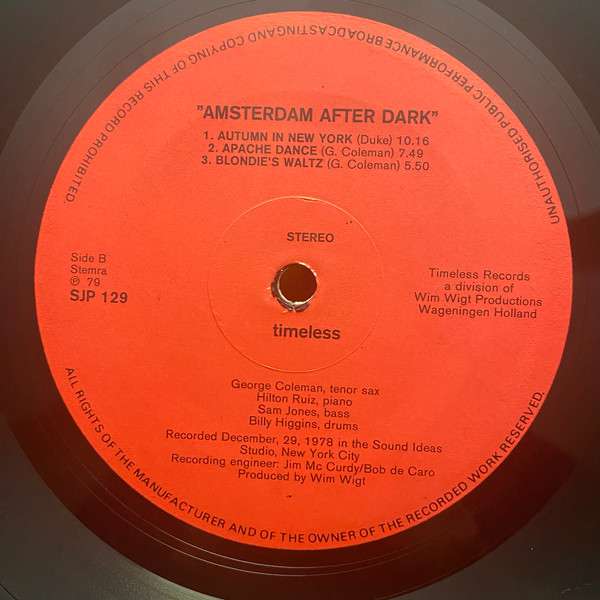 Amsterdam After Dark  - Coleman, George