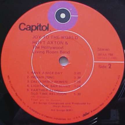Joy To The World - Axton, Hoyt