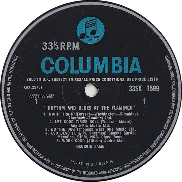 Rhythm And Blues At The Flamingo - Fame, Georgie