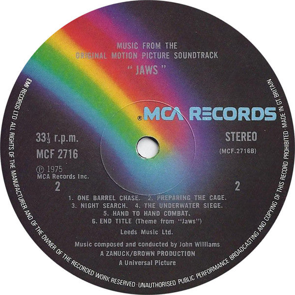 Jaws (Music From The Original Motion Picture Sound - Williams, John