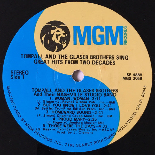 Sing Great Hits From Two Decades - Glaser, Tompall & The Glaser Brothers