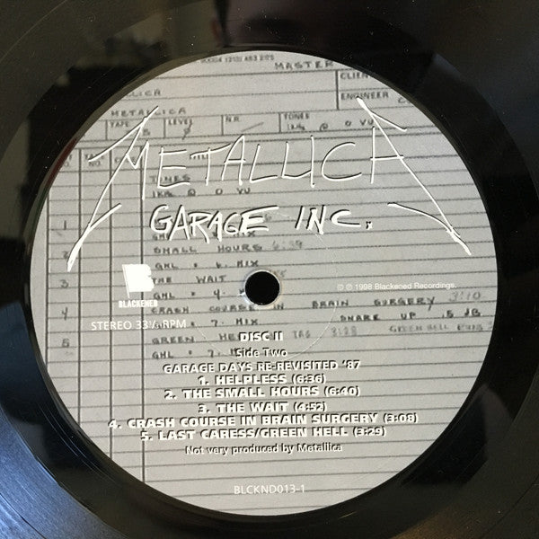 Garage Inc - Metallica