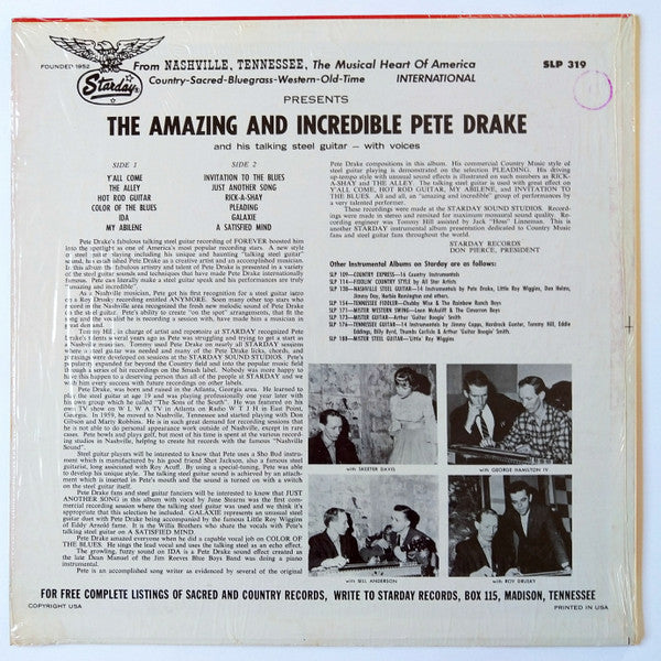The Amazing And Incredible Pete Drake - Drake, Pete