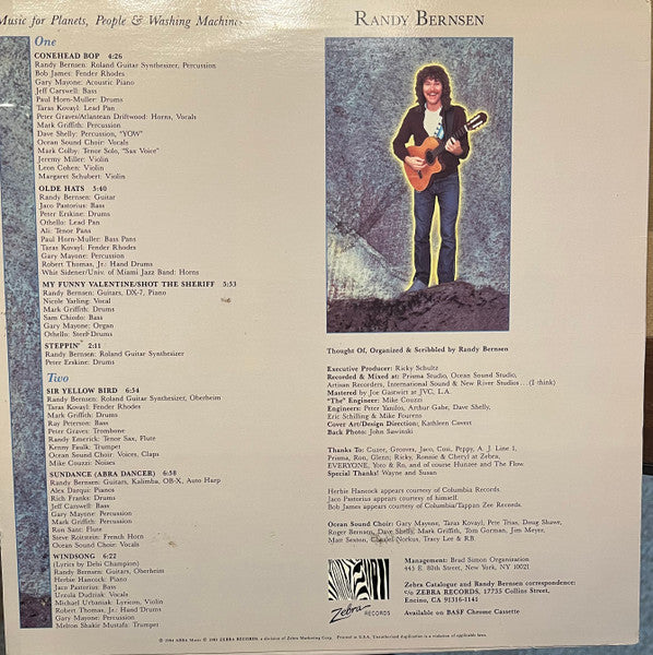 Music For Planets, People & Washing Machines - Bernsen, Randy