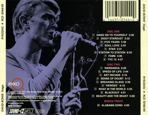 Stage - Bowie, David