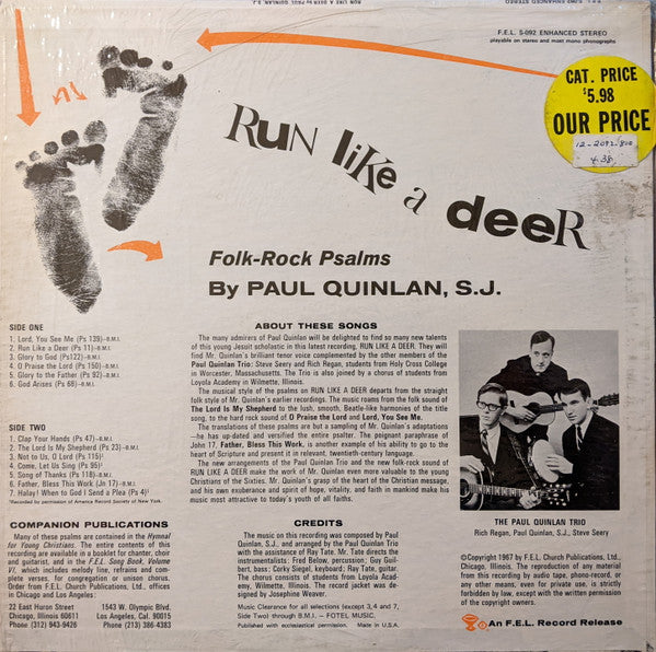 Run Like A Deer - Quinlan, Paul