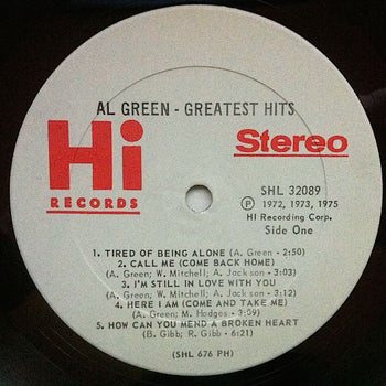 Greatest Hits - Green, Al