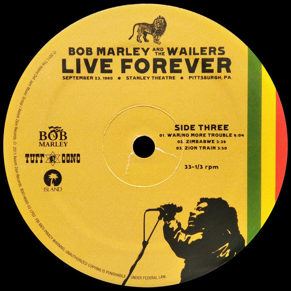 Live Forever (The Stanley Theatre, Pittsburgh, PA, - Marley, Bob & The Wailers