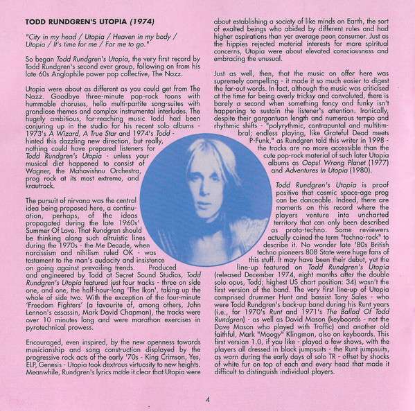 Todd Rundgren's Utopia - Utopia